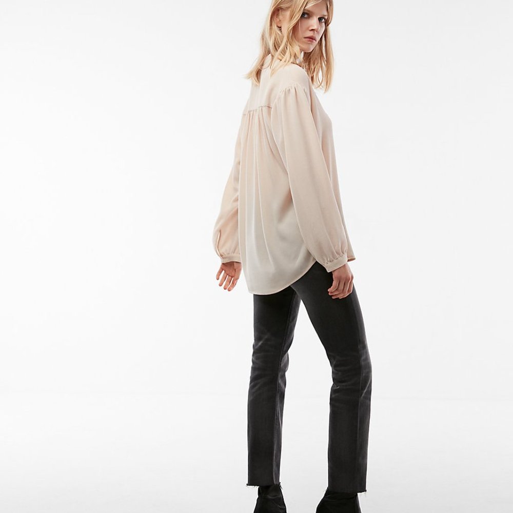 EXPRESS Oversized Stand Collar Shirt NWT - Picture 2 of 5